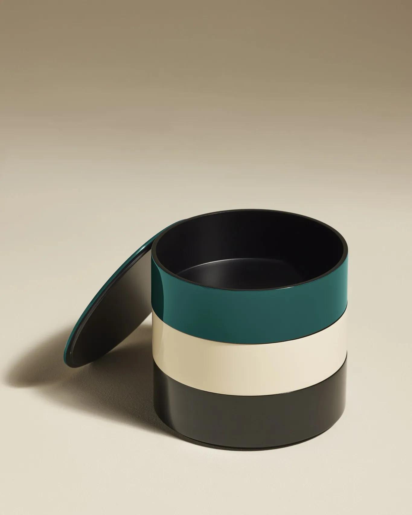 New Boite ronde à bijoux Totem - Bleu Sarah Objets & Déco