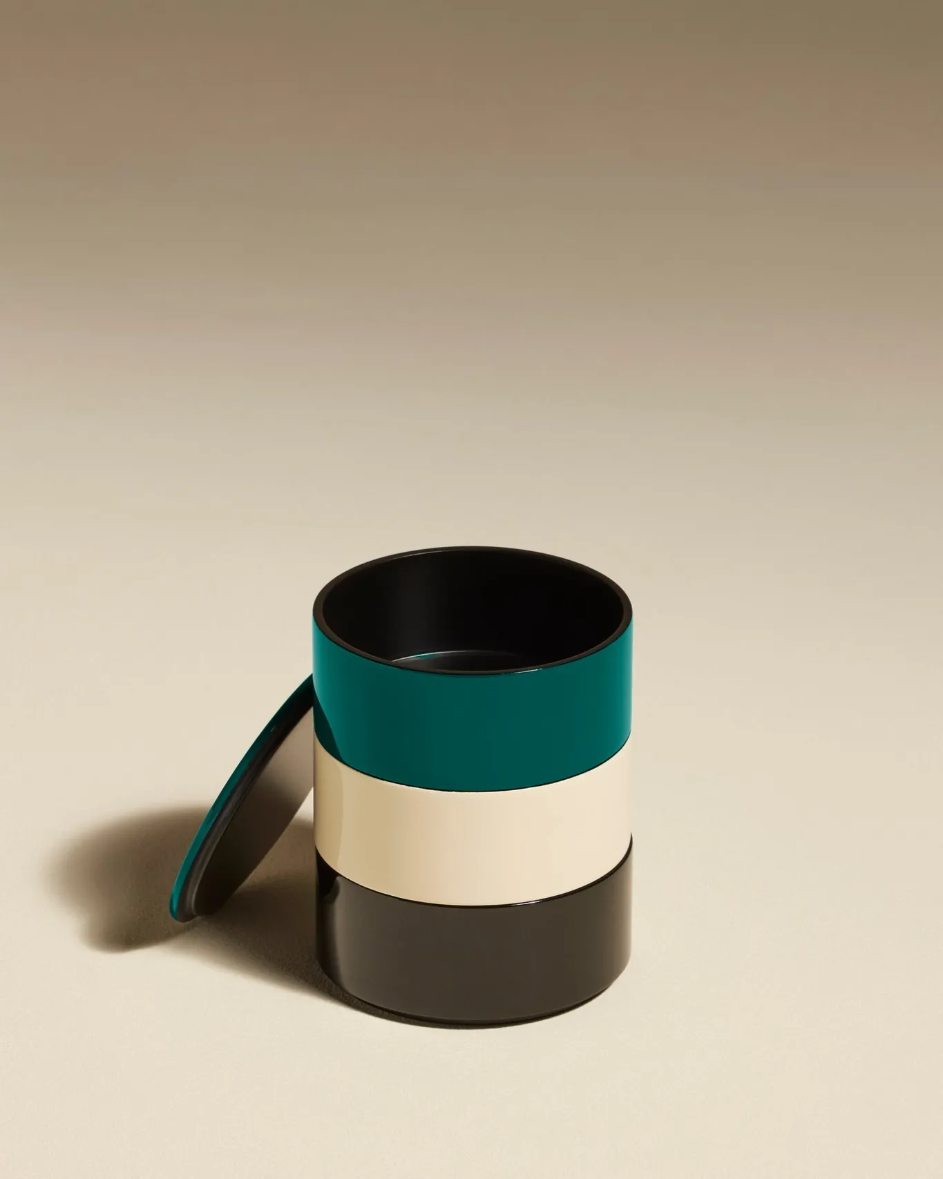 Online Boite ronde à bijoux Totem - Bleu Sarah Objets & Déco