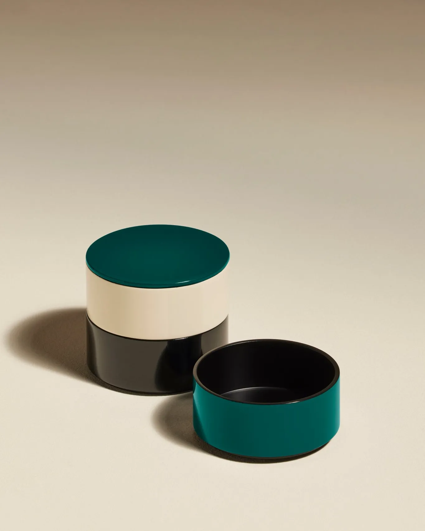 Online Boite ronde à bijoux Totem - Bleu Sarah Objets & Déco