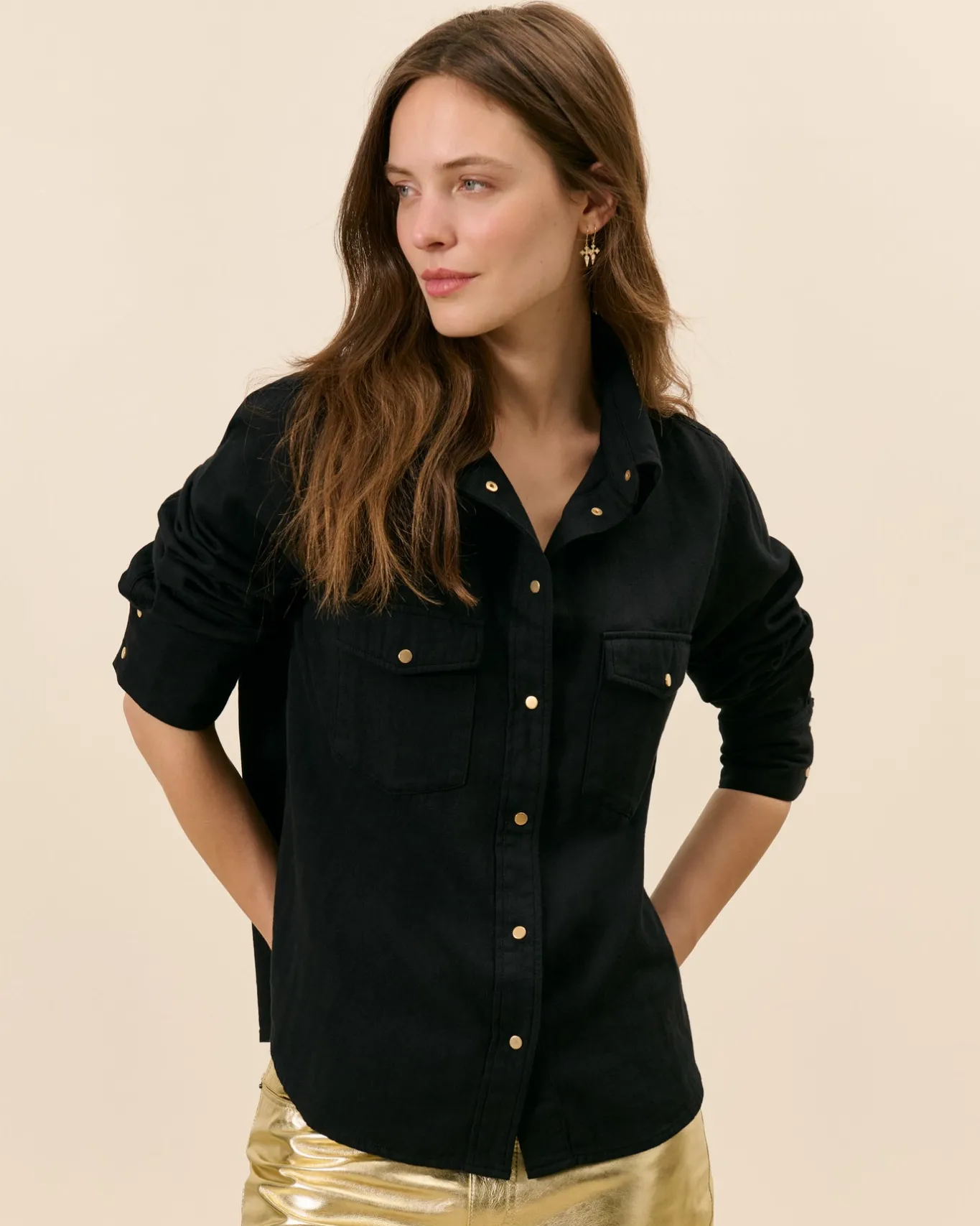 Outlet Chemise Lafayette - Noir Hauts
