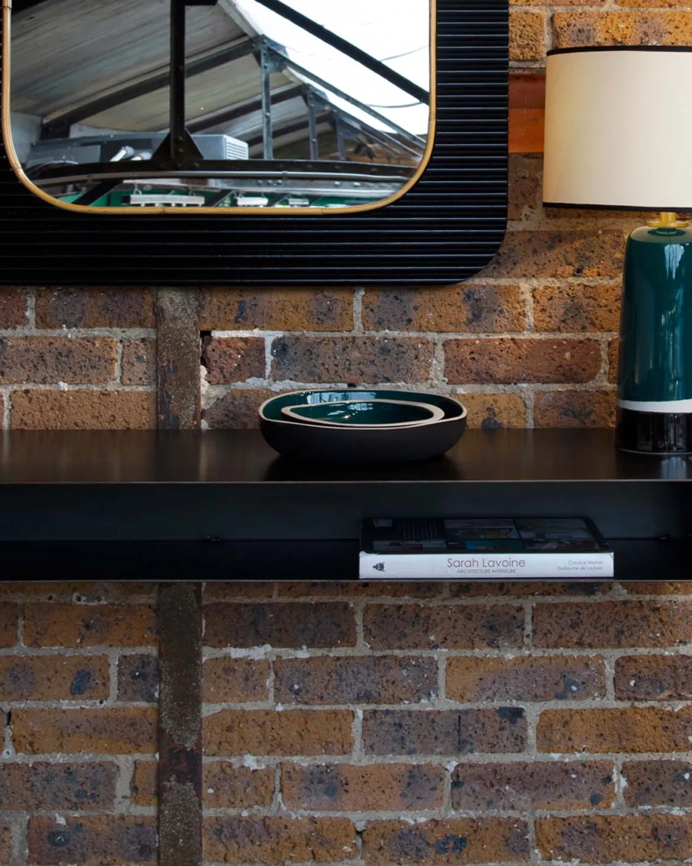 New Console Tokyo Acier Ciré - Noir Collection Tokyo|Consoles