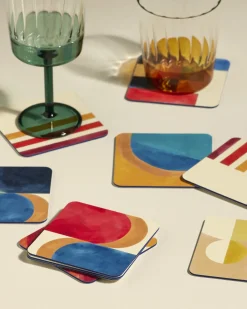 Hot Dessous de verre Fraternité - Multicolore Verres|Objets & Déco