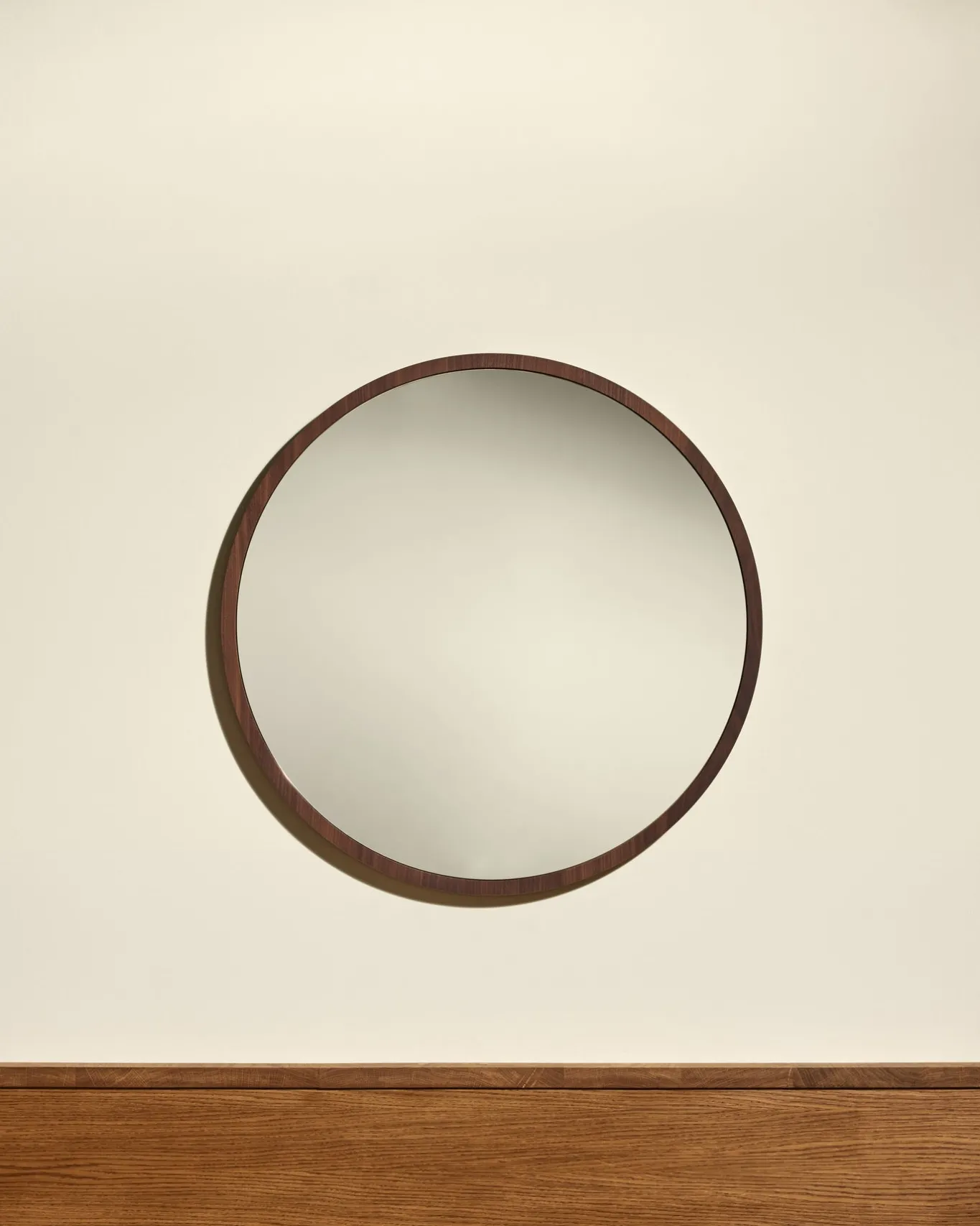 Hot Miroir Bulle - Noyer Miroirs