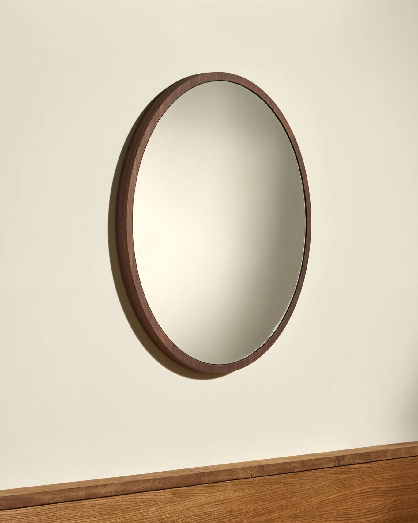 Hot Miroir Bulle - Noyer Miroirs