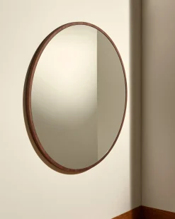 Clearance Miroir Bulle - Noyer Miroirs
