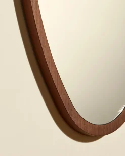 Sale Miroir Ovo - Noyer Miroirs