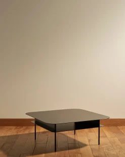 Sale Table Basse Tokyo Carrée - Noir Collection Tokyo|Tables Basses