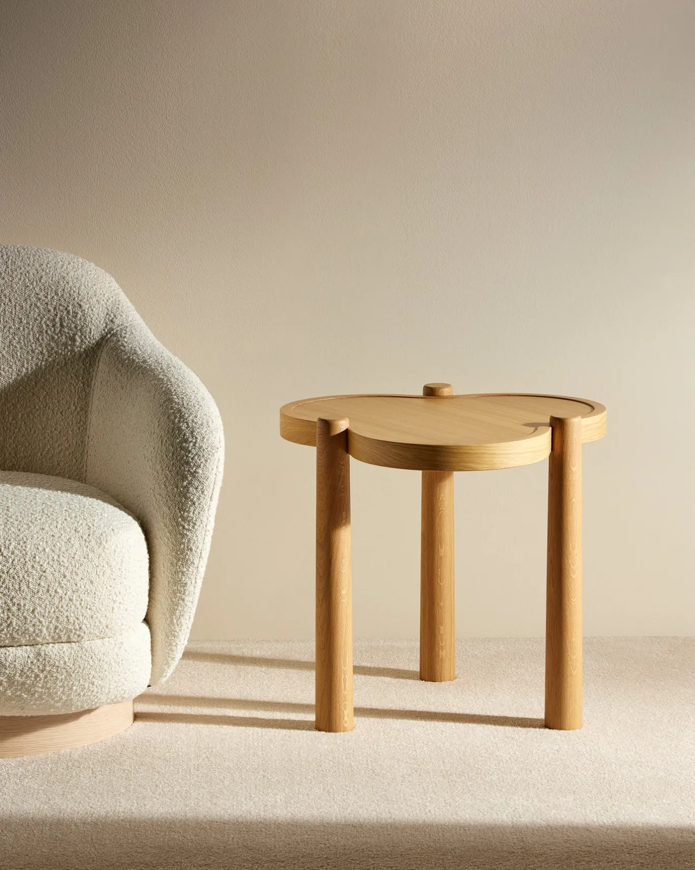 Outlet Table Gigogne Agape - Chêne Tables D'Appoint Et Chevets