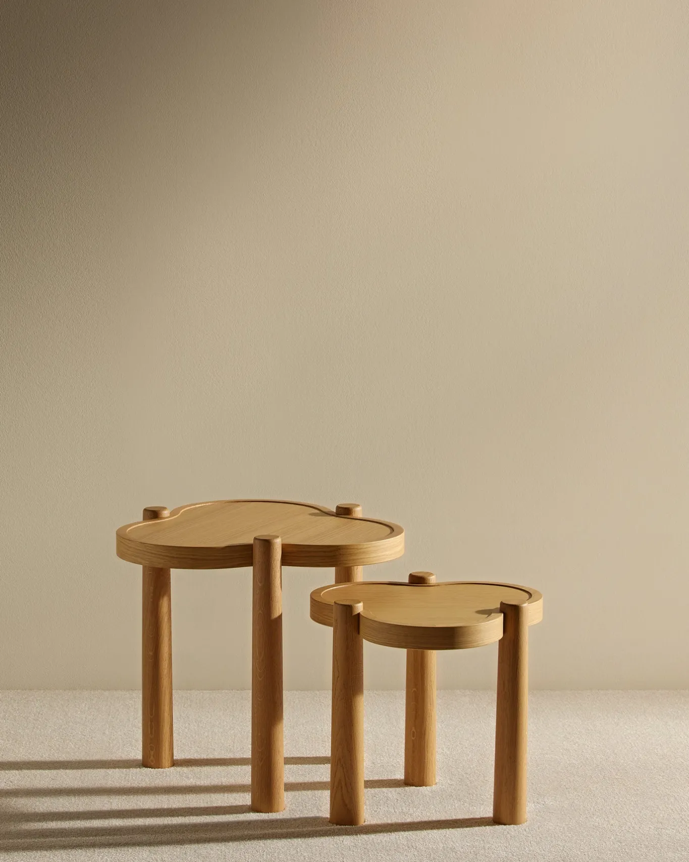 Online Table Gigogne Agape - Chêne Tables D'Appoint Et Chevets
