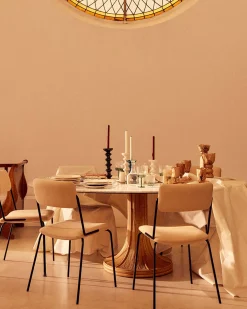 Outlet Table ovale Riviera Marbre Blanc Tables Hautes