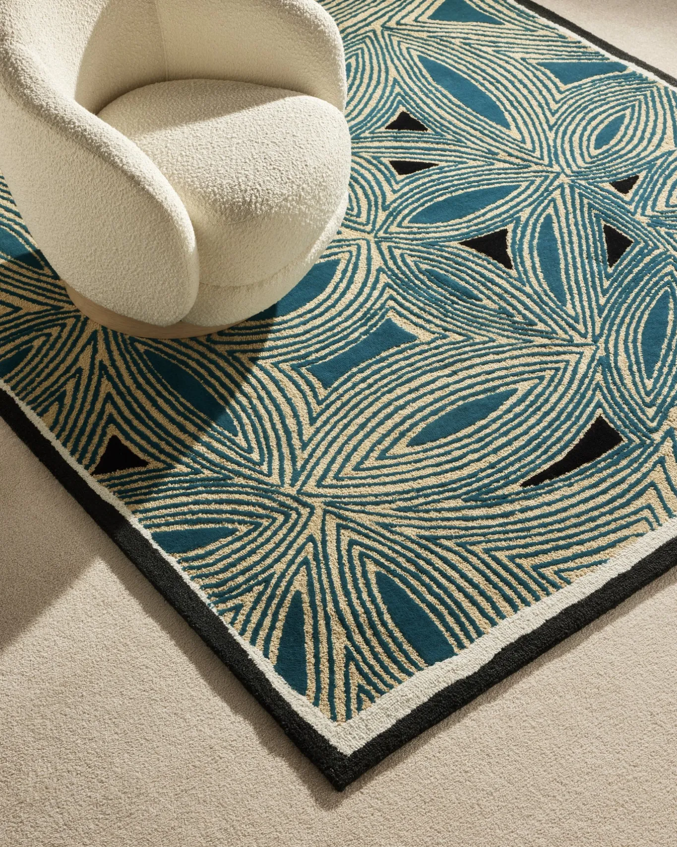 Sale Tapis Sombra - Bleu Sarah Tapis