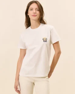 Online T-Shirt Monogramme - /Doré Hauts