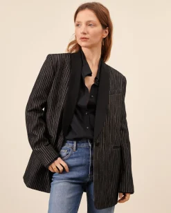 Online Veste Ambroise - Noir Costumes|Hauts